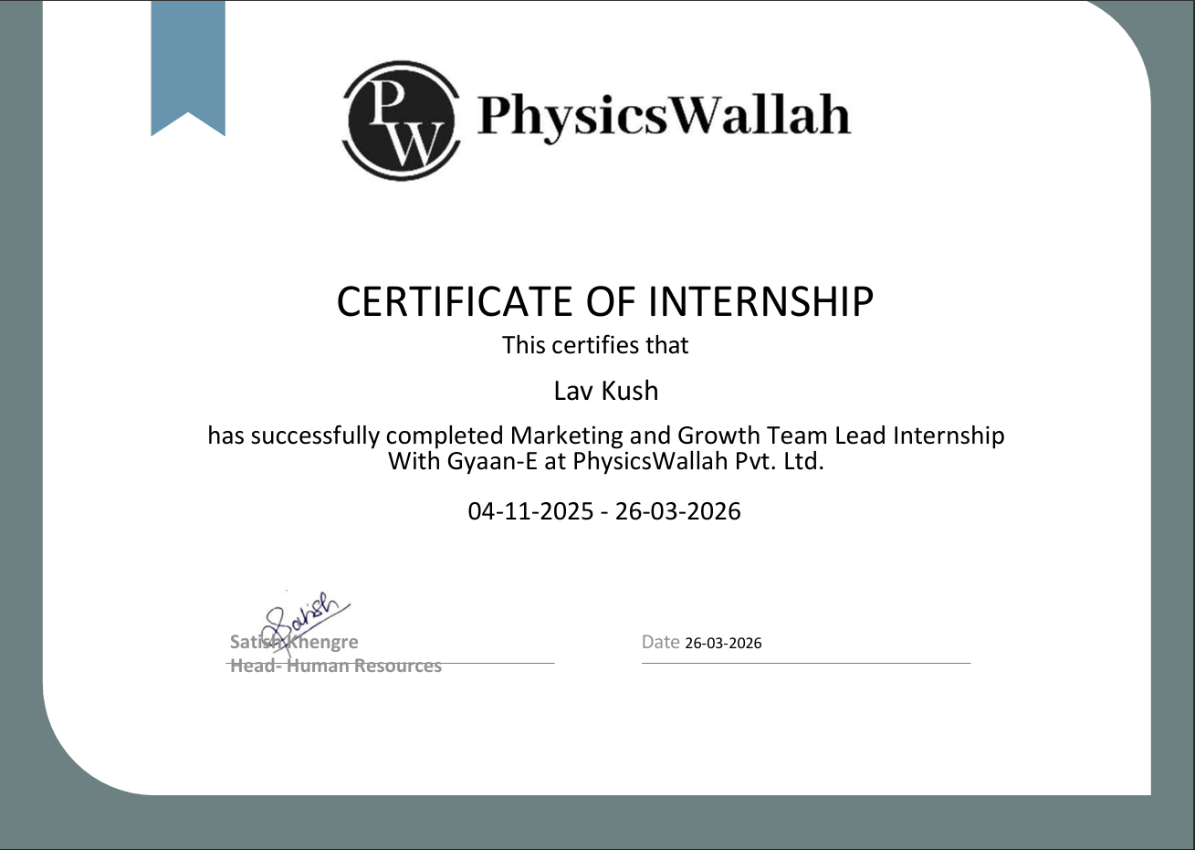 Java Completion Certificate